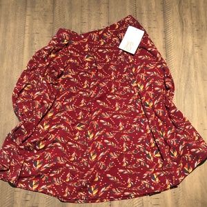 Lularoe Madison Fall Skirt with Pockets